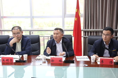 山东华贸控股集团常务副总裁徐瑞来天水经开区考察(图)